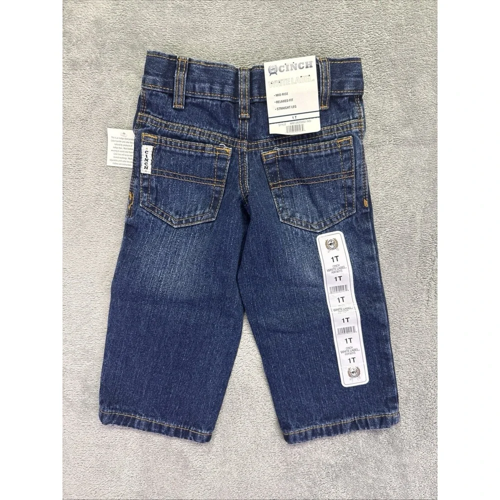 Boys Cinch White Label, Straight-Leg, Mid-Rise, Relax-Fit, Size 1T…NWT